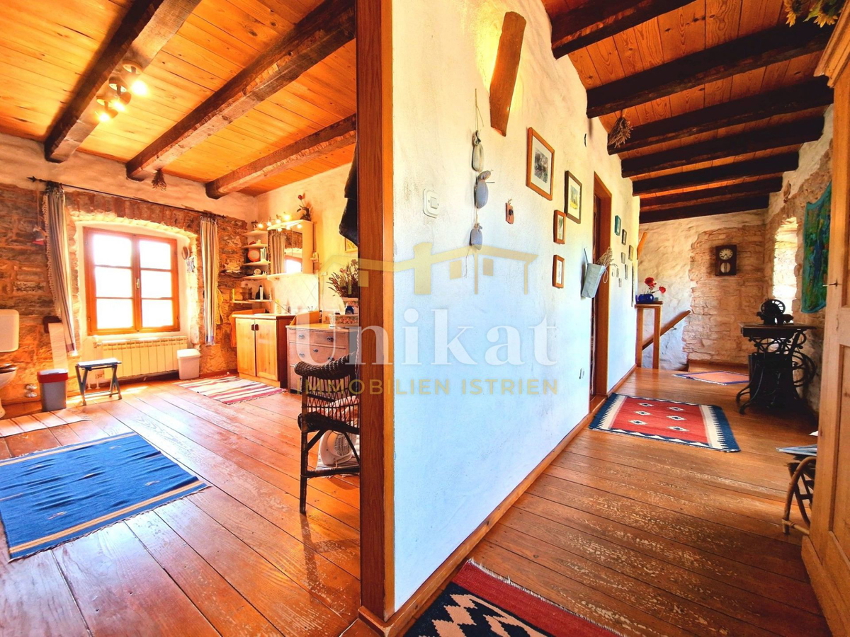 Autentica proprietà con casa in pietra e ampio terreno